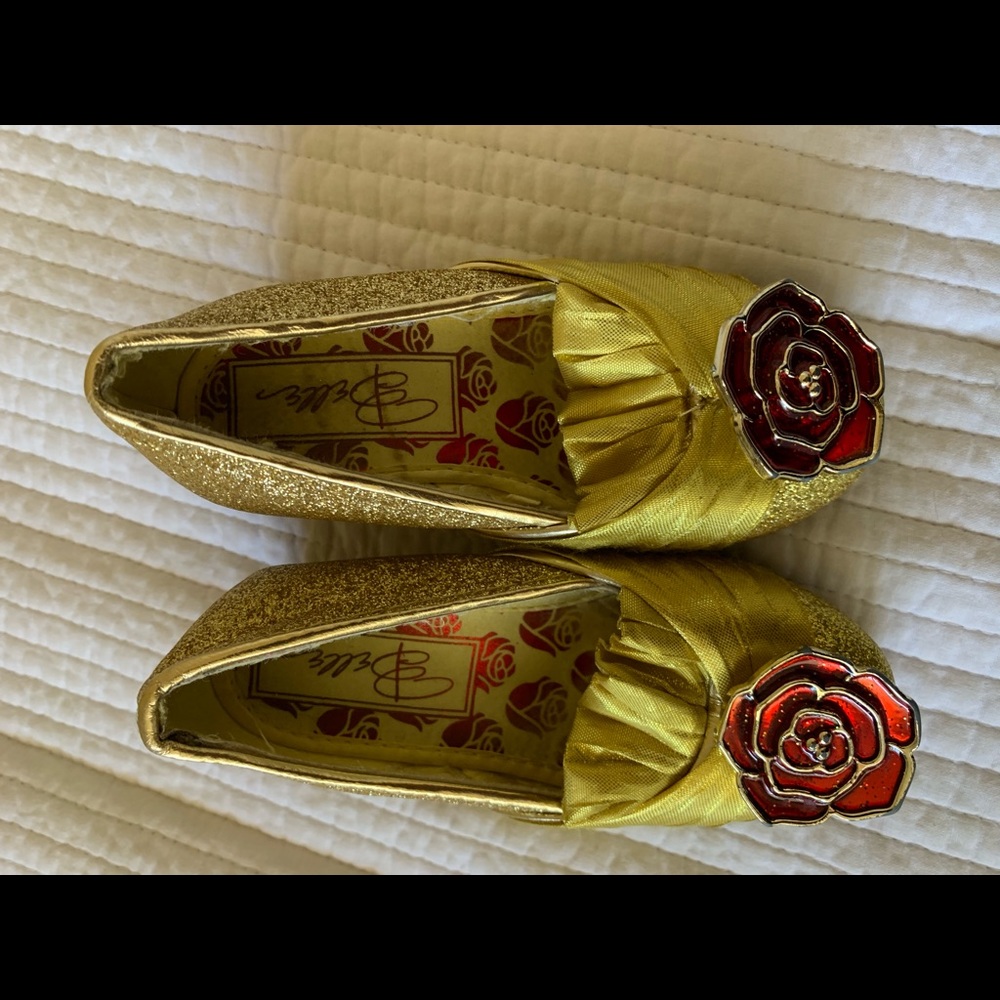 Princess belle dress up shoes